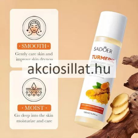 Sadoer Turmeric Antioxygen Repair Face Toner Kurkumás Arcápoló Tonik 150ml