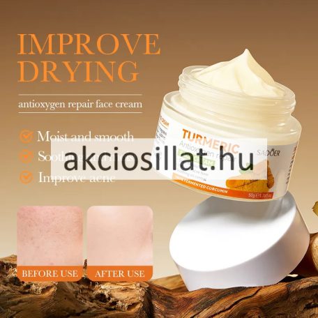 Sadoer Turmeric Antioxygen Repair Face Cream Kurkumás arckrém 50g