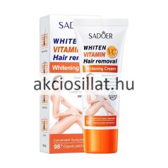   Sadoer Whiten Vitamin C Hair Removal szőrtelenítő krém 60g