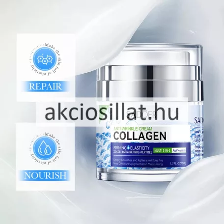 Sadoer Anti-Wrinkle 3x Collagen Retinol Peptides Cream Ránctalanító krém 50g