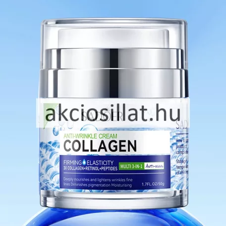 Sadoer Anti-Wrinkle 3x Collagen Retinol Peptides Cream Ránctalanító krém 50g