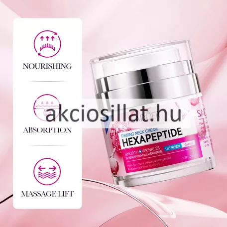 Sadoer 3x Hexapeptide Collagen Retinol Firming Neck Cream nyakfeszesítő krém 50g