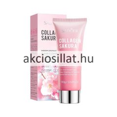  Sadoer Collagen Sakura Moisturizing Clear Cleanser Kollagénes Japán cseresznyevirágos Arclemosó hab 100g