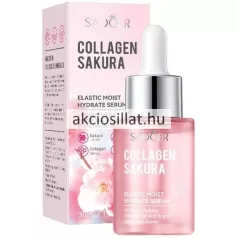   Sadoer Collagen Sakura Elastic Moist Hydrate Serum Kollagénes Japán cseresznyevirágos arcszérum 30ml