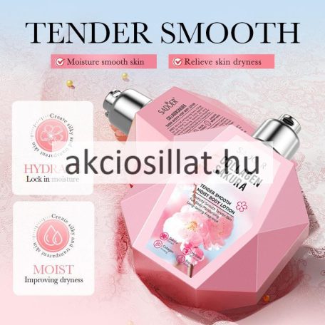 Sadoer Collagen Sakura Body Lotion Kollagénes Japán cseresznyevirágos Hidratáló Testápló 300ml