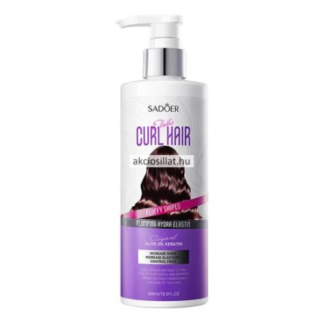 Sadoer Plumping Hydra Elastin Curly Hair Keratin Göndör és Hullámos hajápoló 300ml