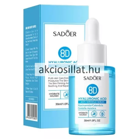 Sadoer 8D Hyaluronic Acid Hialuronsavas arcszérum 30ml