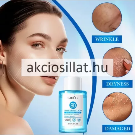 Sadoer 8D Hyaluronic Acid Hialuronsavas arcszérum 30ml