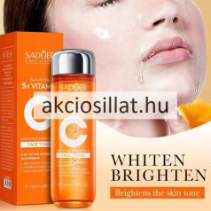   Sadoer Skin Active 5x Vitamin C Face Toner C-vitaminos Arcápoló Tonik 130ml