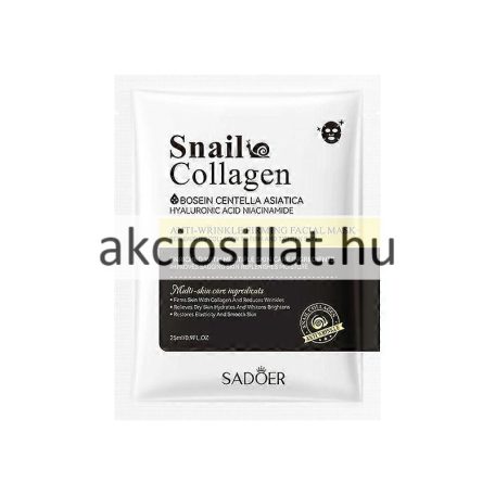 Sadoer Snail Collagen Mask csigakollagénes fátyolmaszk 25ml