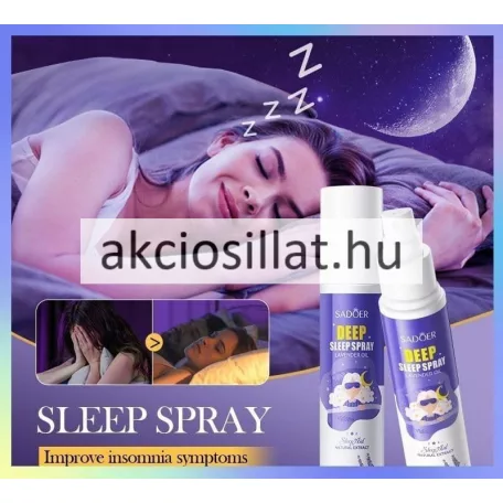 Sadoer Deep Sleep Levendula Alvást Segítő párna illatosító spray 85ml