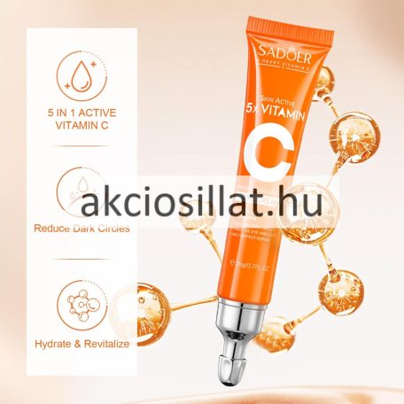 Sadoer Skin Active 5x Vitamin C Eye Cream C-vitaminos Szemránckrém 20g
