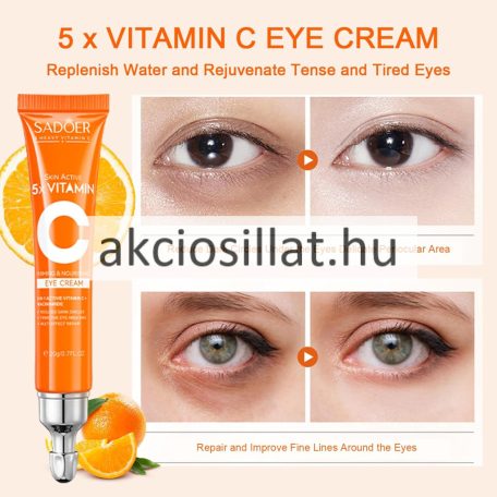 Sadoer Skin Active 5x Vitamin C Eye Cream C-vitaminos Szemránckrém 20g