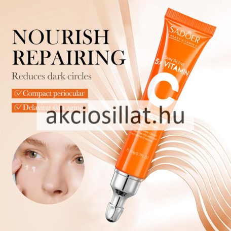 Sadoer Skin Active 5x Vitamin C Eye Cream C-vitaminos Szemránckrém 20g