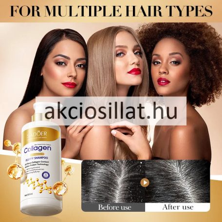 Sadoer Collagen Fluffy Shampoo Kollagénes Hajsampon 500ml