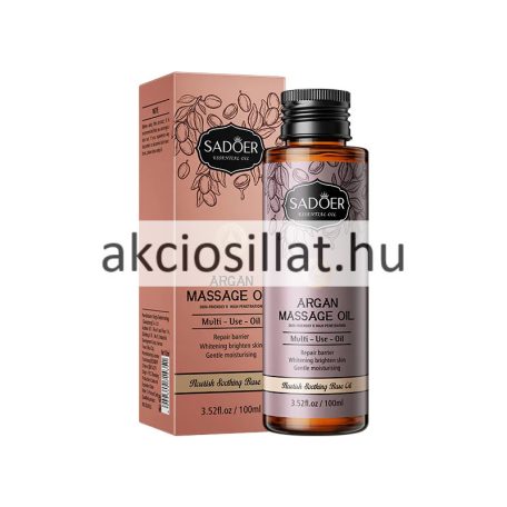 Sadoer Argan Massage Oil Multi Use Argán olajos Masszázsolaj 100ml