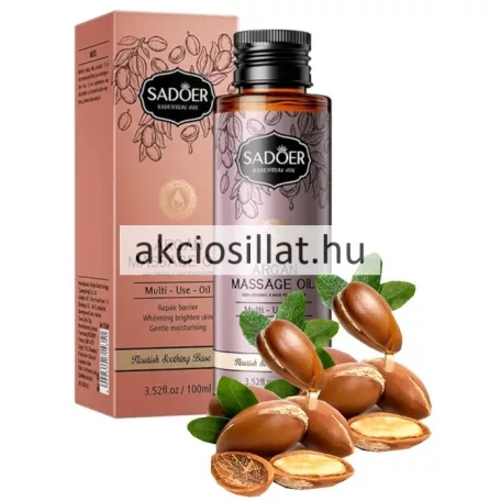 Sadoer Argan Massage Oil Multi Use Argán olajos Masszázsolaj 100ml