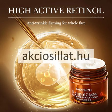 Fayankou Retinol Peptide Ránctalanító Retinolos Arckrém 50g