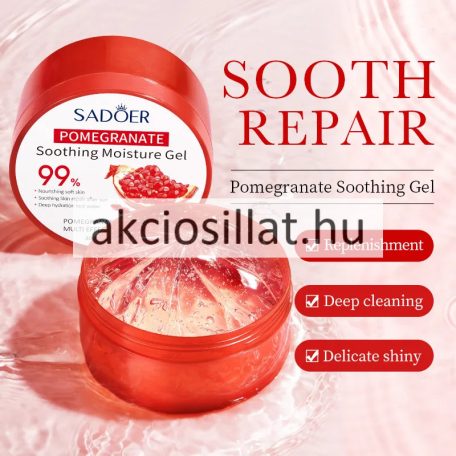Sadoer Pomegranate Soothing Moisture Gel Gránátalmás Hidratáló Zselé 300g