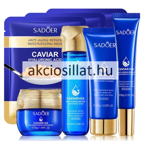 Sadoer Caviar Hyaluronic Acid Anti-Aging Cream kaviáros hialuronsavas arckrém 55g