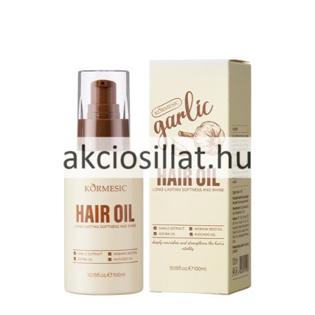 Kormesic Garlic Fokhagymás Hajhullás Elleni Hajápoló Olaj 100ml