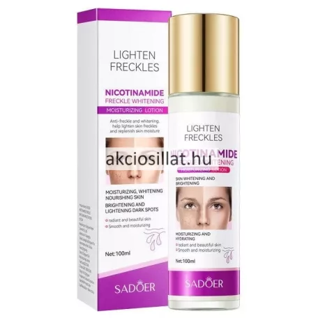 Sadoer Nicotinamide Whitening fehérítő és világosító bőrápoló krém 100ml