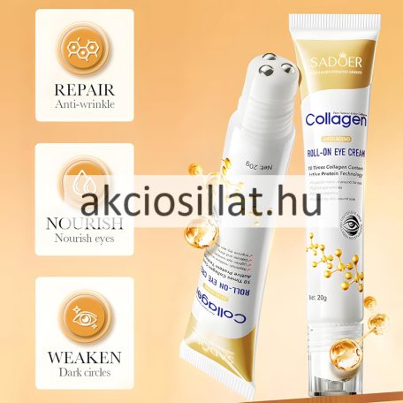 Sadoer Collagen Anti-Aging Roll-On Eye Cream Görgős Szemkörnyékápló krém 20g
