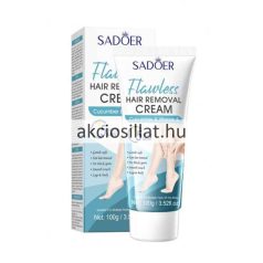   Sadoer Flawless Hair Removal Cream Cucumber & Vitamin E szőrtelenítő krém 100g