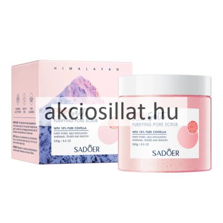 Sadoer Himalayan Pink Minerals Salt Scrub Himalájai Só Tartalmú bőrradír 240g