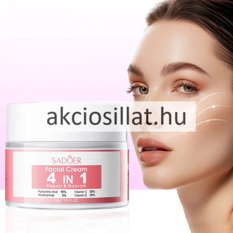Sadoer 4in1 Regeneráló és Tápláló Szemkörnyékápóló Krém 30g