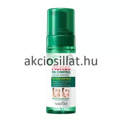 Sadoer Tea Tree Acnes Oil Control Clean Mousse 150g-os pumpás pattanás elleni arclemosó hab.
