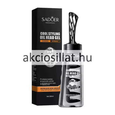 Sadoer Cool Styling Oil Head Men Hair Styling Gel Férfi Hajformázó Zselé 280ml