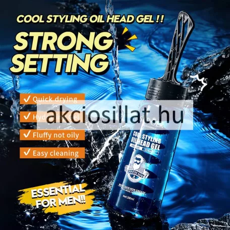 Sadoer Cool Styling Oil Head Men Hair Styling Gel Férfi Hajformázó Zselé 280ml
