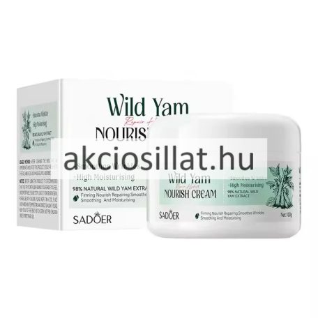Sadoer Wild Yam Repair Nourish Vad Jam Hidratáló Arckrém 100g