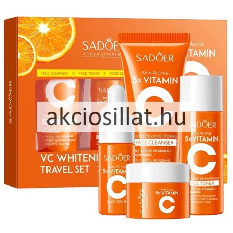 Sadoer Skin Active 5X C-vitamin + Niacinamid utazókészlet