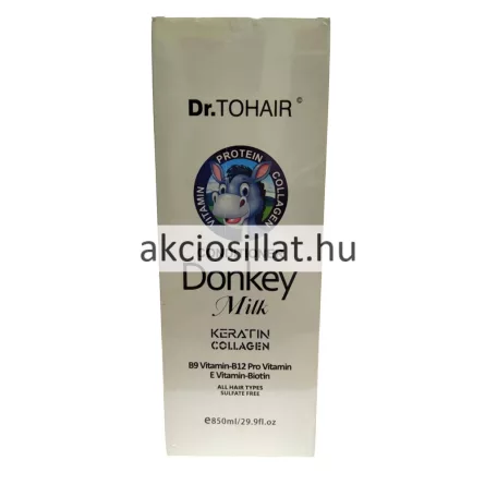 Dr.Tohair Donkey Milk Keratin Collagen Szamártejes Hajhidratáló Hajbalzsam 850ml