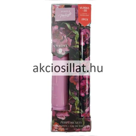 V.V.Love Purple Midnight ajándékcsomag ( EDT 35ml + Testápoló 35ml )