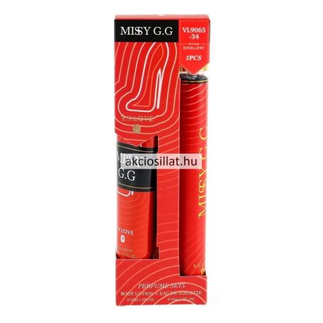 V.V.Love Missy G.G Red ajándékcsomag ( EDT 35ml + Testápoló 35ml )