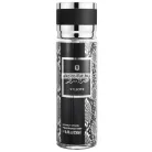 V.V.Love Moonlit Citadel 250ml-es férfi testpermet fekete-szürke kígyóbőr mintás flakonban ezüst és fekete kupakkal.