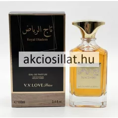V.V.Love Prive Royal Diadem 100ml EDP parfüm díszes üvegben és komoly csomagolásban.