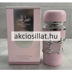 V.V.Love Prive Elysian Fields Berry EDP 100ml női parfüm világosrózsaszín üvegben és díszdobozban