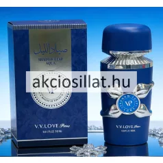 V.V.Love Prive Shadow Leap Aqua EDP 100ml férfi parfüm királykék-ezüst üvegben és díszdobozban