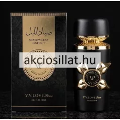 V.V.Love Prive Shadow Leap Instinct EDP 100ml férfi parfüm fekete-arany üvegben és díszdobozban
