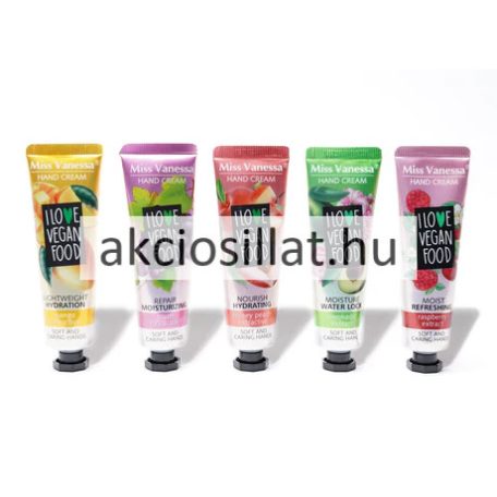 Miss Vanessa Fruit Colorful Soft Hand Cream gyümölcsös kézkrém csomag 5x30g