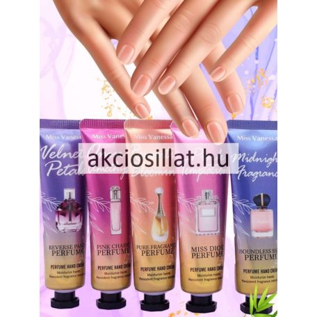 Miss Vanessa Perfume Hand Cream Suit parfümös kézkrém csomag 5x30g