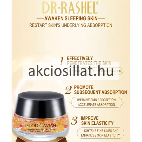DR Rashel C Gold Caviar Supreme Renewal Gel Cream Kaviáros Ránctalanító Krém 50g