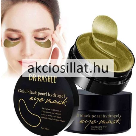 DR Rashel Gold Black Pearl Hydrogel Eye Mask Szemmaszk 60db