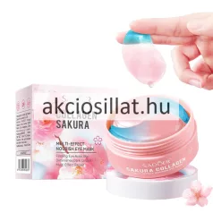   Sadoer Collagen Sakura Multi-Effect Nourish Eye Mask  Kollagénes Japán cseresznyevirágos szemmaszk 80g 60db 30pár