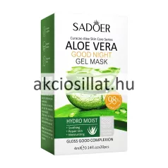   Sadoer Aloe Vera Good Night Gel Mask Északai Gél arcmaszk 20x4ml