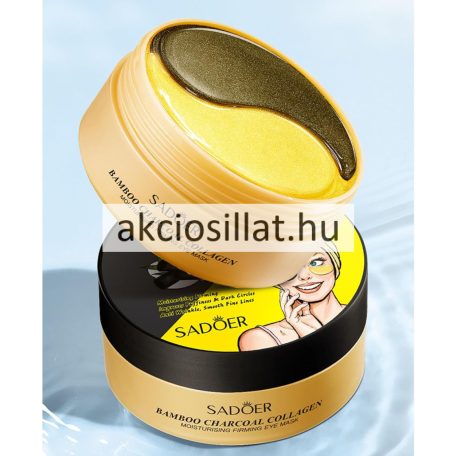 Sadoer Collagen Bamboo Charcoal Eye Mask szemmaszk 60db/30 pár